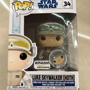 Funko Pop Luke Skywalker Hoth Exclusive - Green and Tan